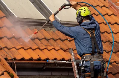 Démoussage et hydrofuge de toiture à Émiéville